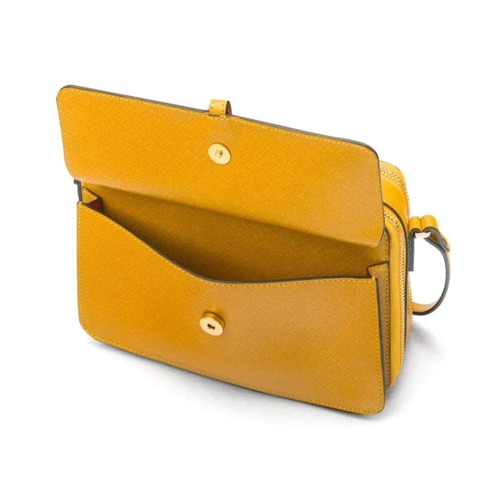 Miranda Bag - Yellow Saffiano