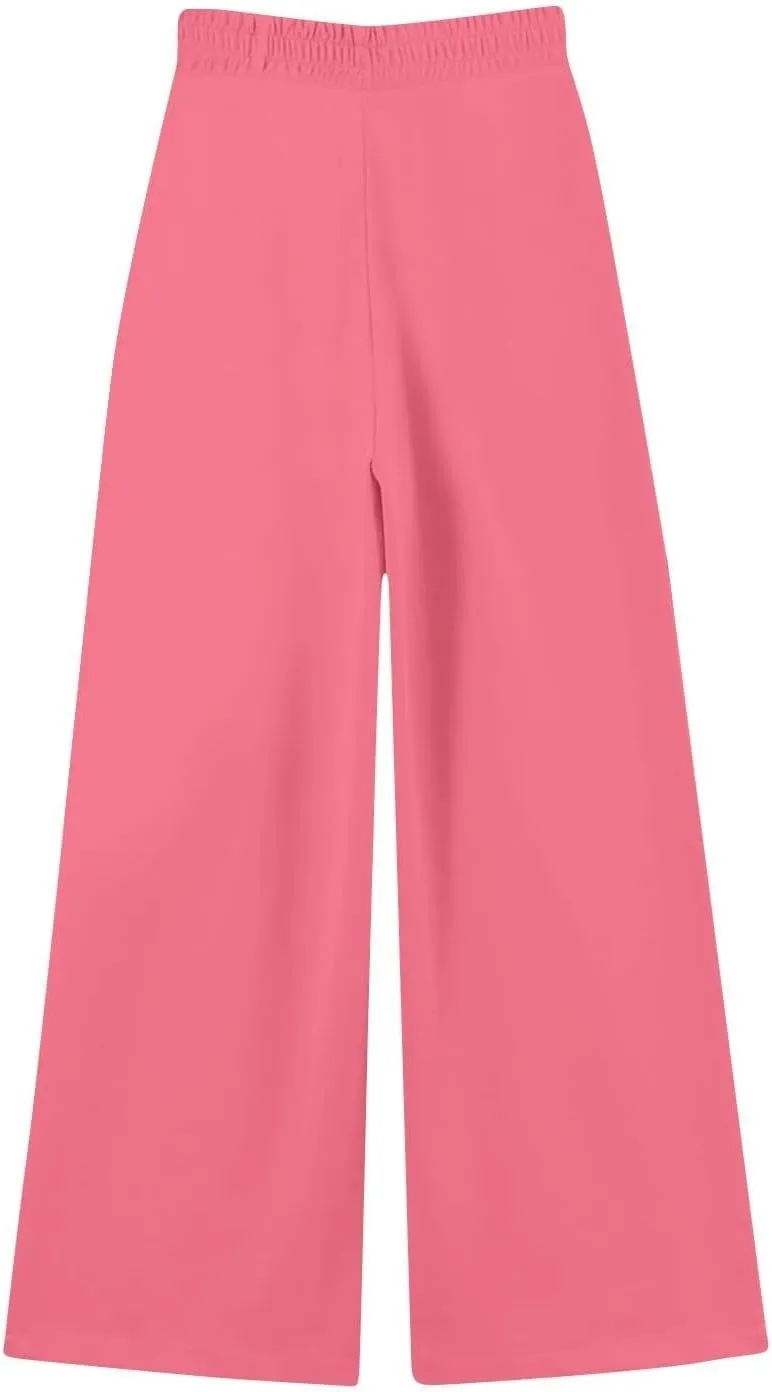 Miyaomn Wide Leg Sweatpants for Women 2024 Trendy High Waist Drawstring Baggy Lounge Pants Y2K Fashion Streetwear with Pocket
