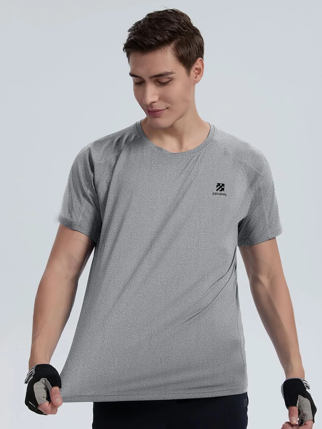Moisture Wicking Soft Running Pickleball Workout Shirts for Men