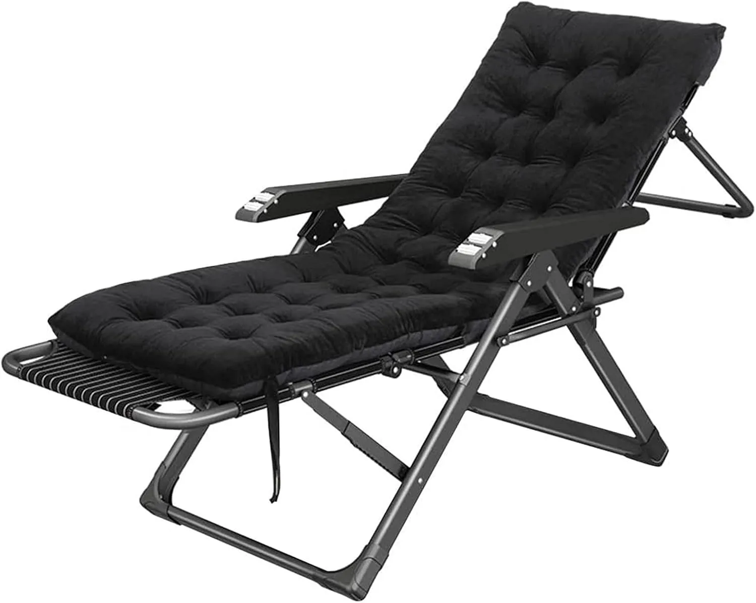 Multifunctional Folding Recliner Beach Chair Lounger Bed for Outdoor Garden Camping