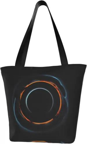 Mysterious Cosmic Black Holes Women's fashion shoulder bag, shopping handbag, suitable for weekend travel shopping shoulder bag messenger bag
