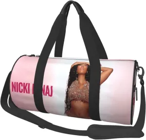 N-icki Minaj Sport Duffel Bag,Travel Duffle Bag Sports Gym Bag,Tote Weekender Bag for Women Men Business Trip