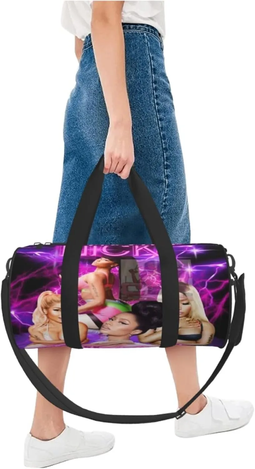 N-icki Minaj Sport Duffel Bag,Travel Duffle Bag Sports Gym Bag,Tote Weekender Bag for Women Men Business Trip