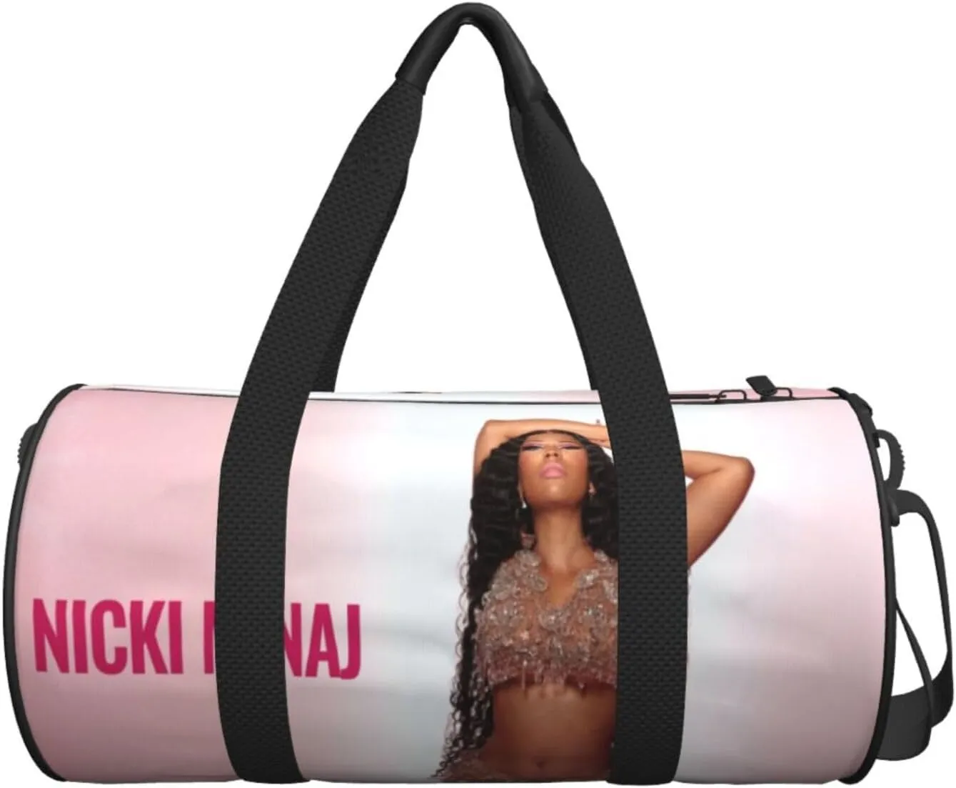 N-icki Minaj Sport Duffel Bag,Travel Duffle Bag Sports Gym Bag,Tote Weekender Bag for Women Men Business Trip