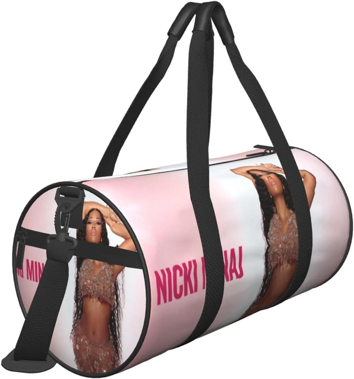 N-icki Minaj Sport Duffel Bag,Travel Duffle Bag Sports Gym Bag,Tote Weekender Bag for Women Men Business Trip