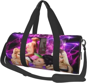 N-icki Minaj Sport Duffel Bag,Travel Duffle Bag Sports Gym Bag,Tote Weekender Bag for Women Men Business Trip