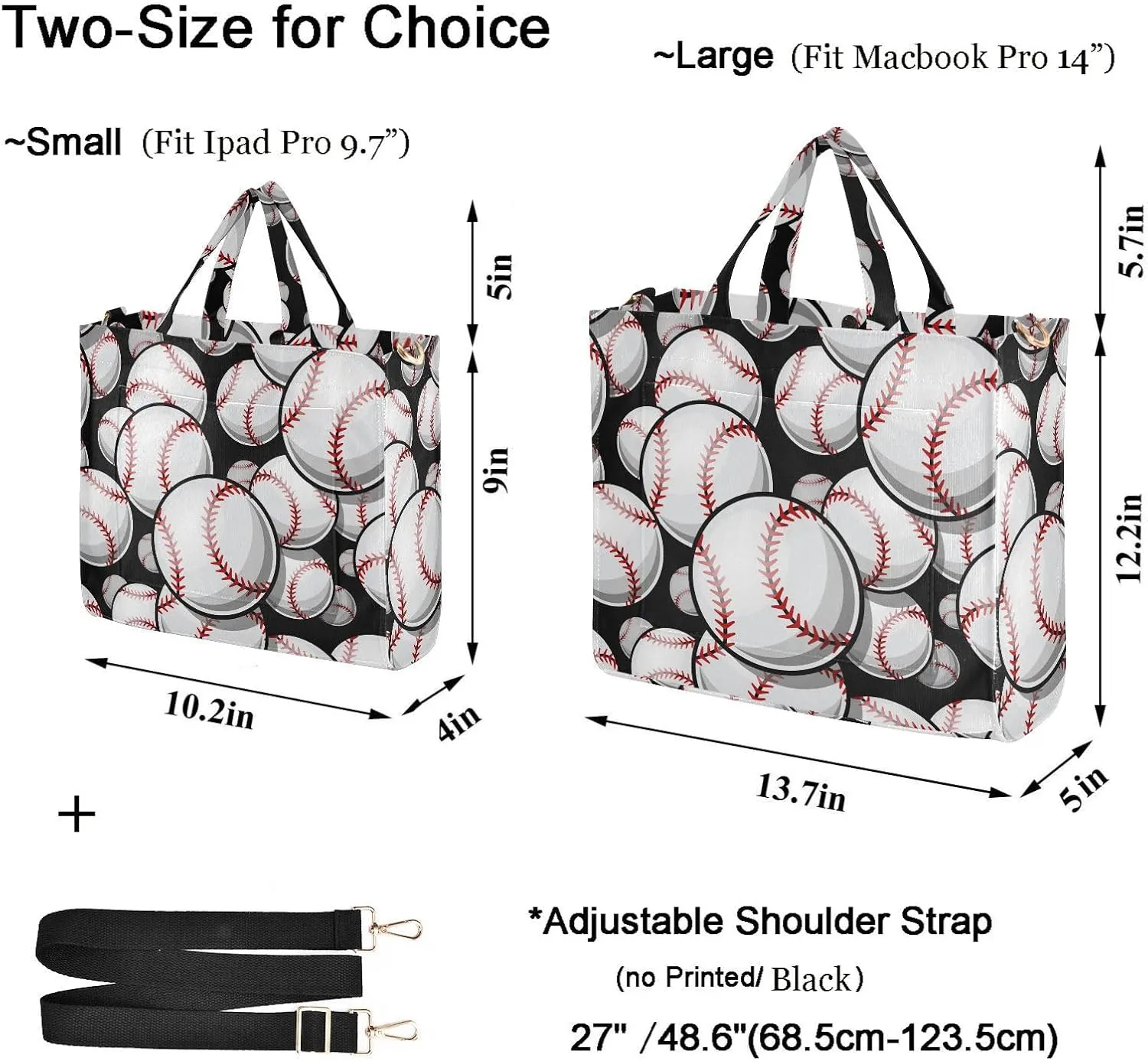 Naanle Chic Pattern Corduroy Satchel Tote Handle&Shoulder Bag for Men Women Work Weekender Travel Beach Shopping Gym