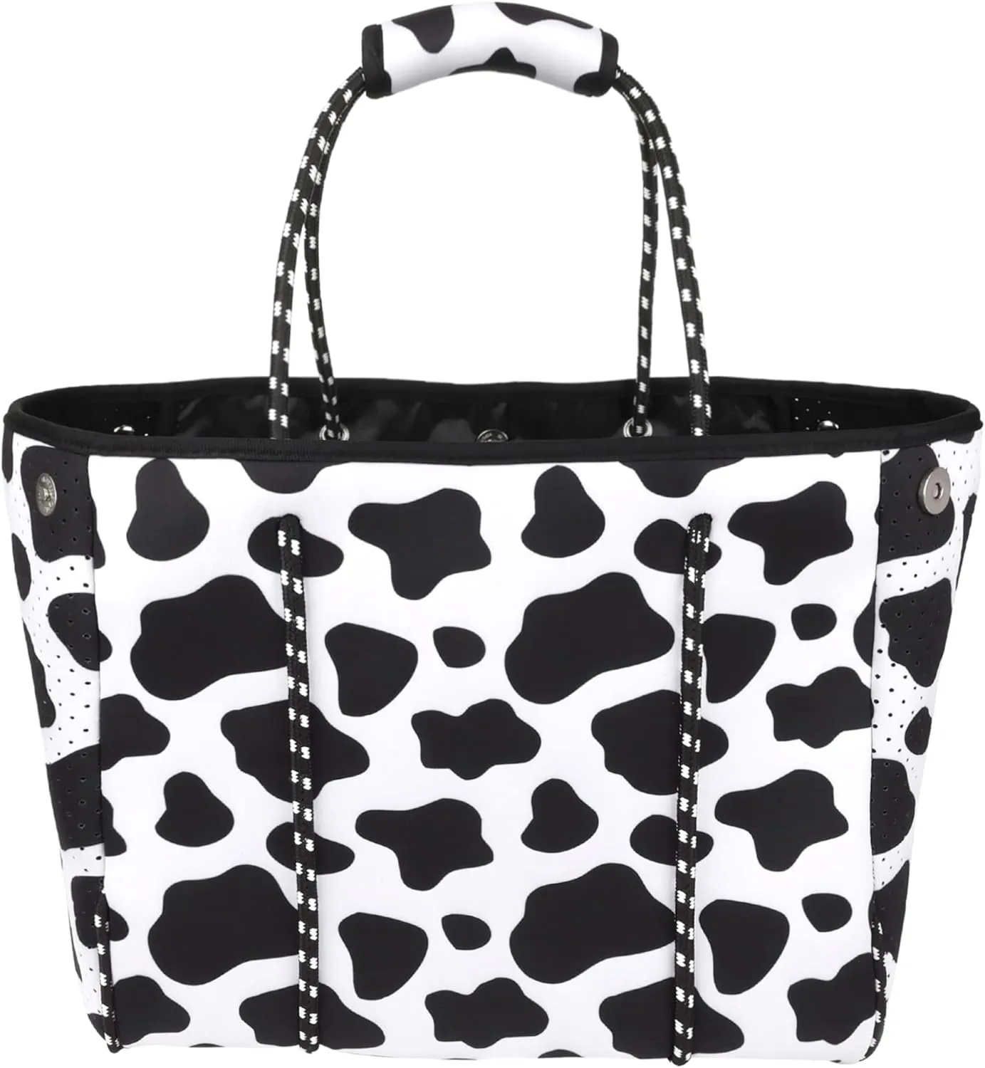 Neoprene Tote Bag - Large Travel Beach Pool Gym Handbag for Women & Men