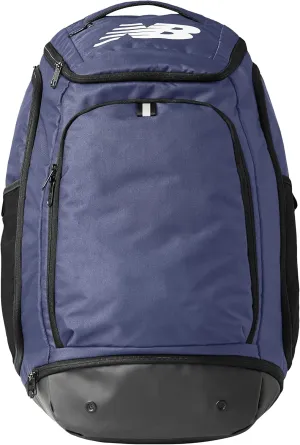 New Balance Sports Backpack, Team Travel Gym Bag for Men and Women, Blue, One Size