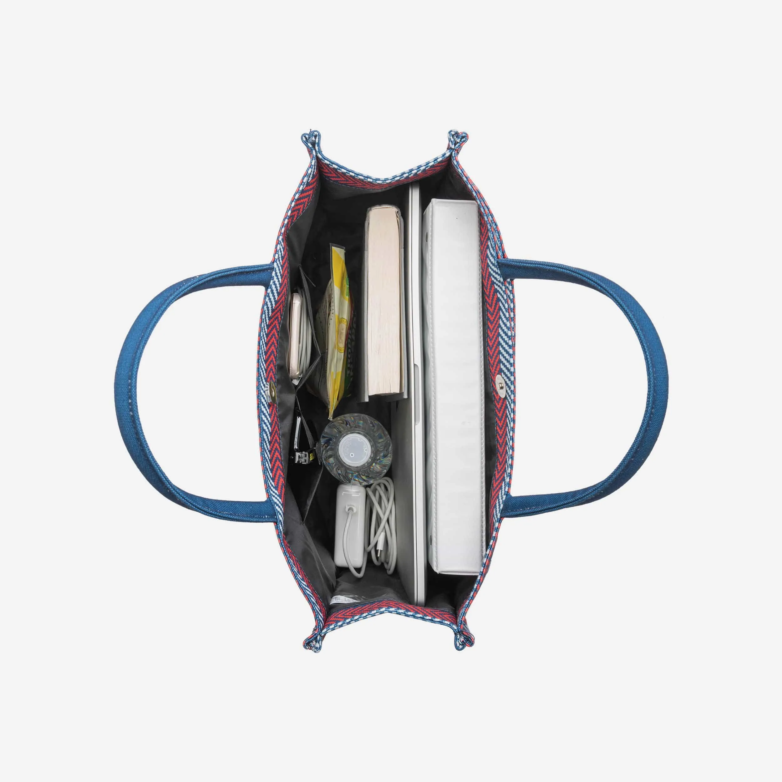 New England Patriots Stitch Pattern Canvas Tote Bag