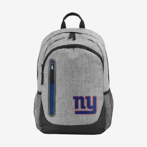 New York Giants Heather Grey Bold Color Backpack