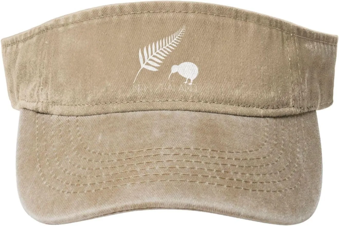 New Zealand Fern Sun Visor Hats Cotton Caps Beach Leisure Empty Top Baseball Cap for Men Women