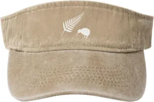 New Zealand Fern Sun Visor Hats Cotton Caps Beach Leisure Empty Top Baseball Cap for Men Women