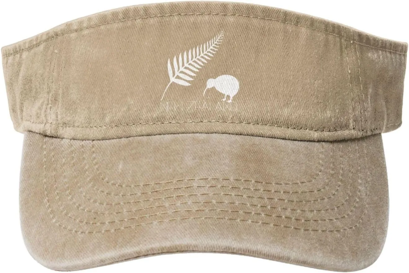 New Zealand Fern Sun Visor Hats Cotton Caps Beach Leisure Empty Top Baseball Cap for Men Women