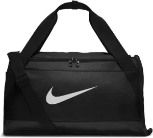 NIKE Brasilia Training Duffel Bag, Black/Black/White, One Size