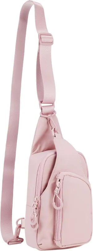 Niumike Small Sling Bag with Adjustable Straps Crossbody Chest Bags Daily Backpack for Women Men Outdoor Traveling Hiking