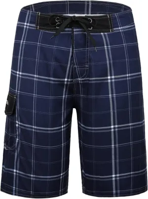 Nonwe Men's Solid Lightweight Beach Shorts Half Pants with Lining