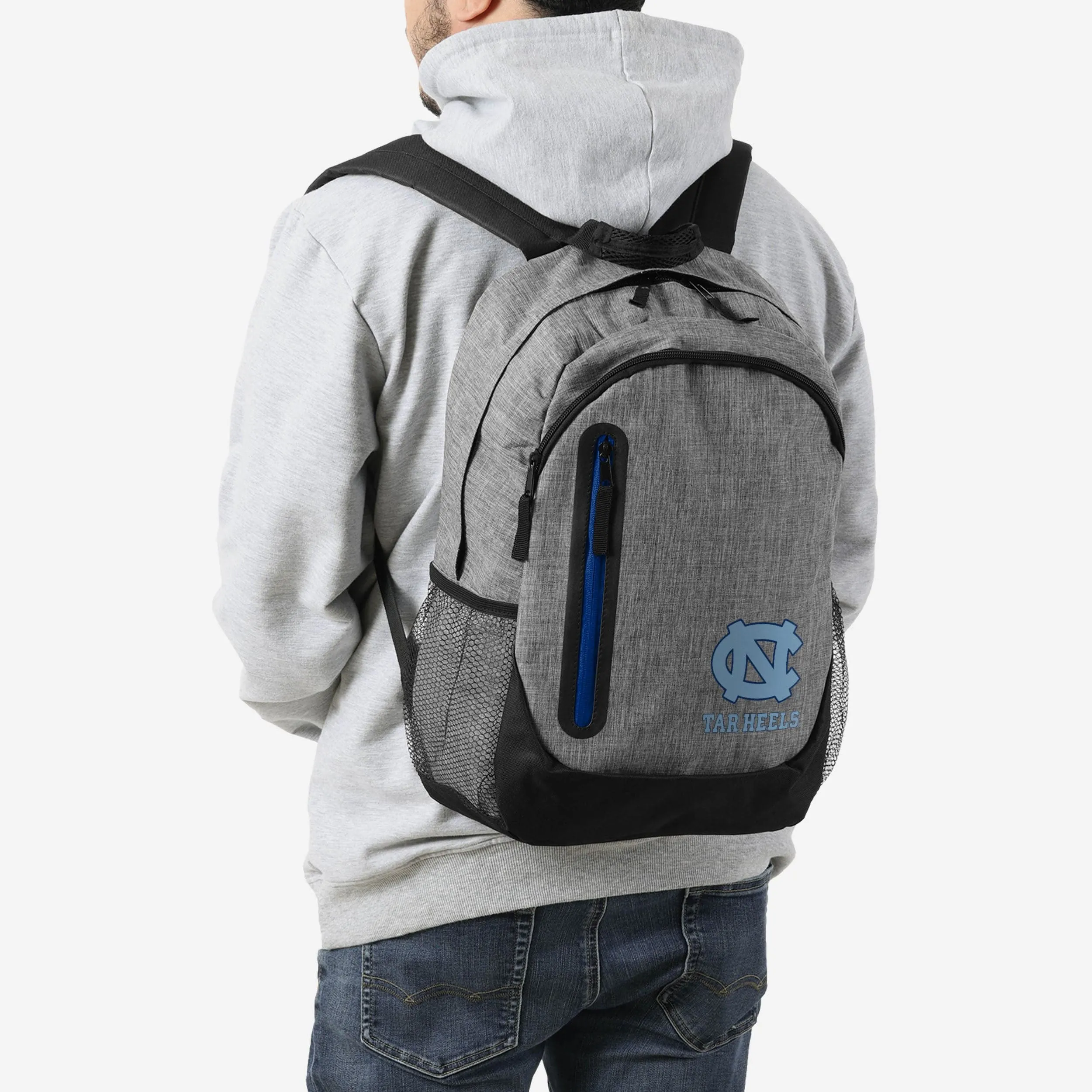 North Carolina Tar Heels Heather Grey Bold Color Backpack