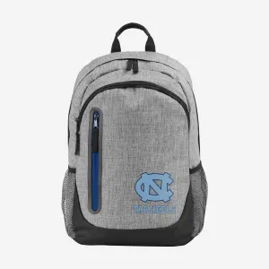 North Carolina Tar Heels Heather Grey Bold Color Backpack