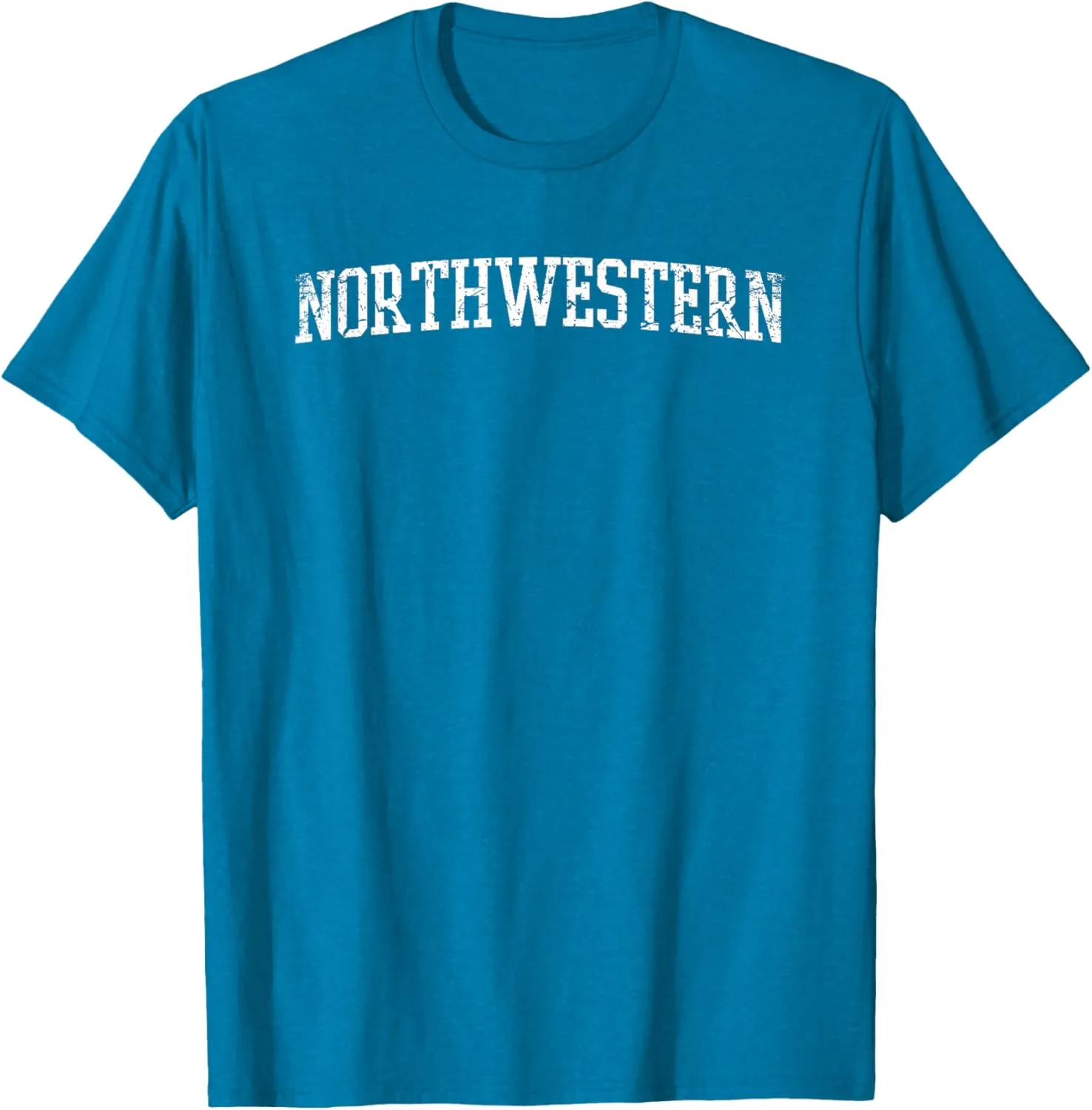 Northwestern- Throwback Design - Vintage Worn Classic T-Shirt