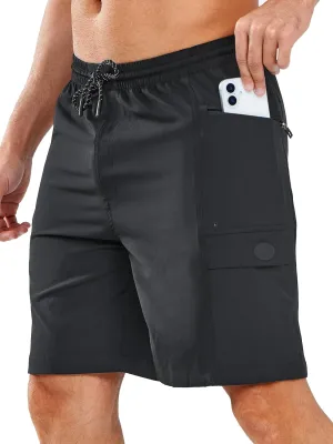 NORTHYARD Men's 9" Board Shorts with 4 Pockets Swim Trunks Swimwear for Men Bathing Suit - No Mesh Liner