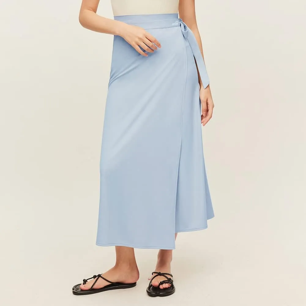 OHRAIN Women's UPF 50  Cover Up Beach Sun Protection Dress Lightweight Long Skirts YLD3M134