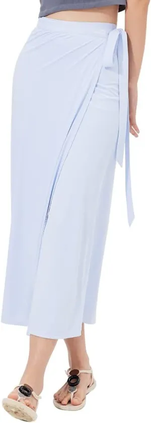 OHRAIN Women's UPF 50  Cover Up Beach Sun Protection Dress Lightweight Long Skirts YLD3M134