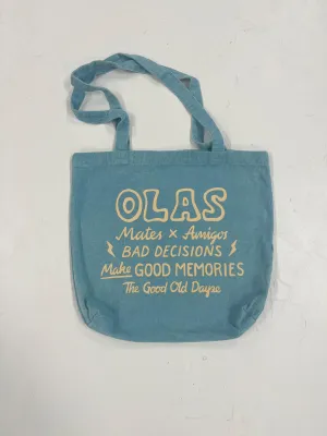 OLAS TOTE BAG BLUE