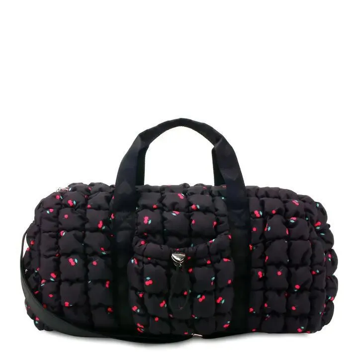 OMG Quilted Scrunchies Large Barrel Duffel Bag