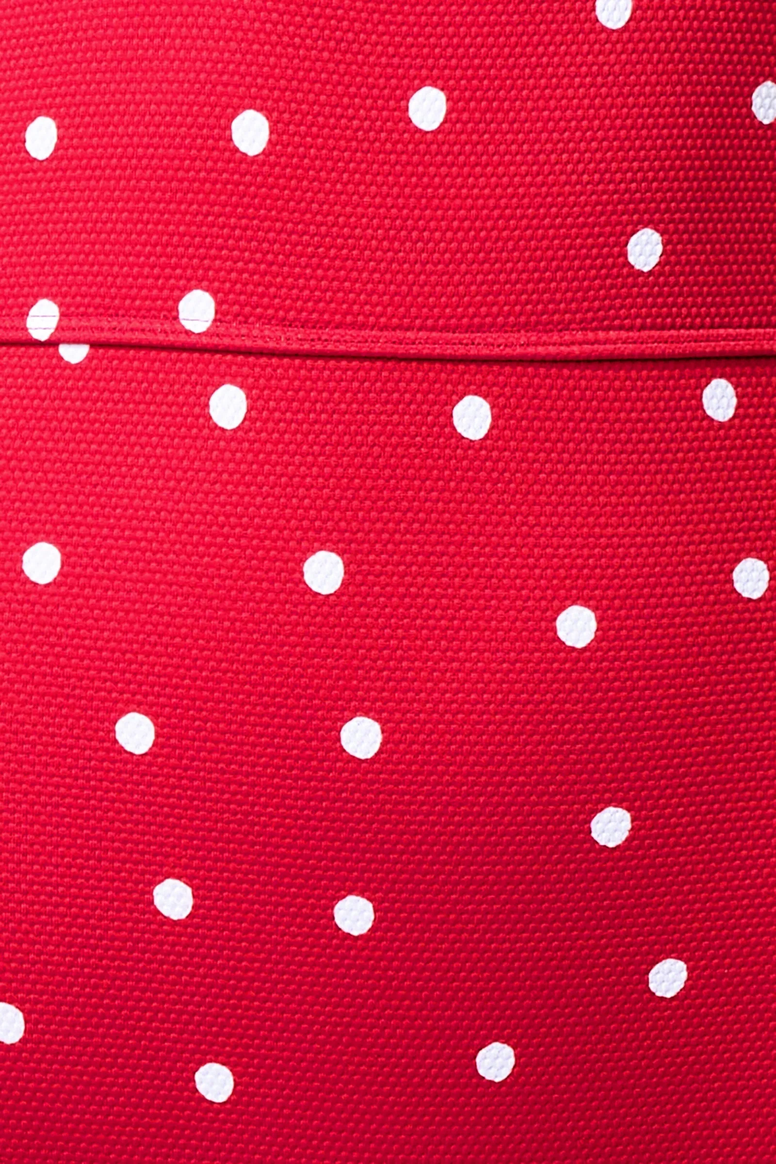 Original Bustier Balconette Bikini Bralette POLKA ROUGE TEXTURE
