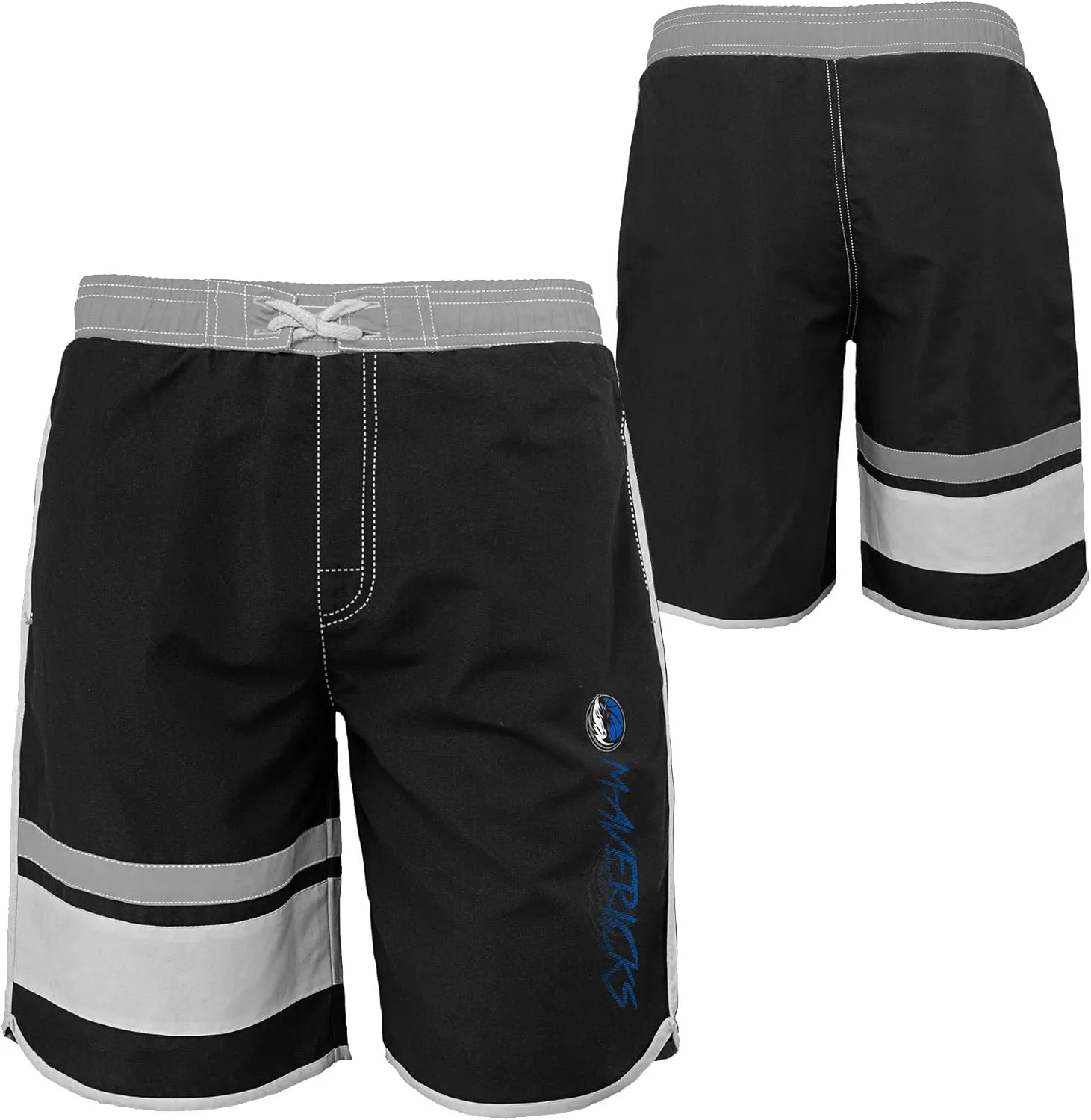Outerstuff NBA Youth Boys (8-20) Color Block Swim Trunks, Team Variation