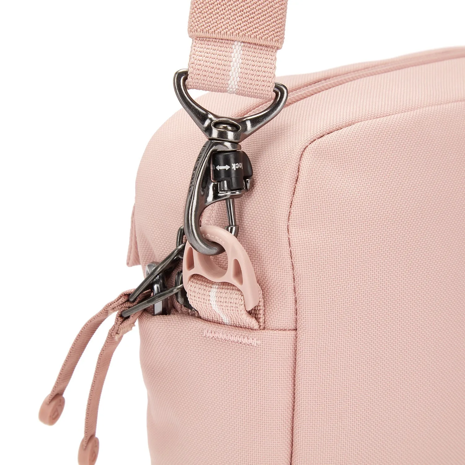 Pacsafe Go Anti-Theft Crossbody Bag (Sunset Pink)