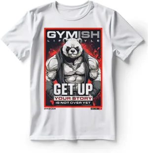 Panda Get-Up Gym Workout Shirt for Men with Air Freshener Gift Set