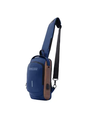 Parajohn Anti theft Crossbody Sling bag,Shoulder Backpack,Lightweight Chest Daypack with USB Charging Port