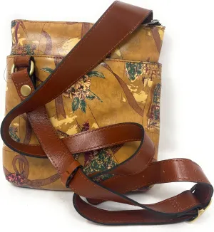 Patricia Nash Leather Stipes Sling Crossbody Bag, My European Trip