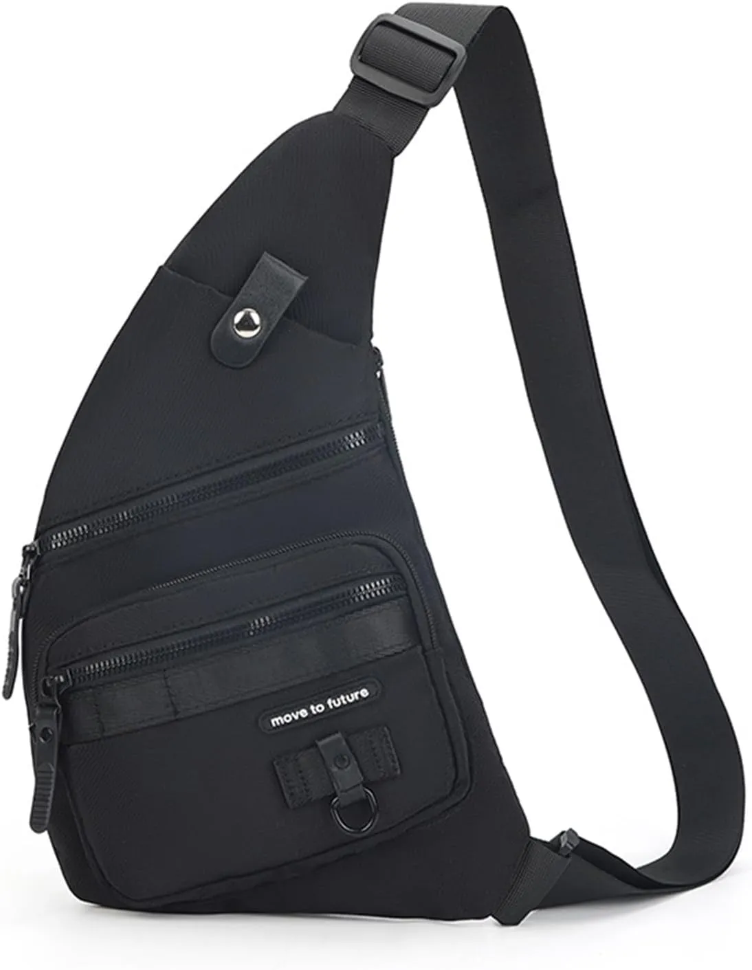 Peicees Small Sling Bag For Men Women Crossbody Shoulder Bag Purse Anti Theft Chest Bag For Travel Hiking Riding Lightweight