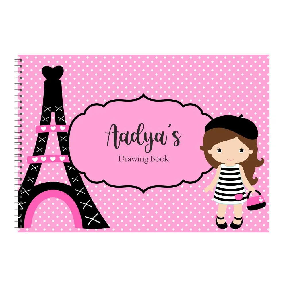 Personalised Sketchbook - Paris Shopping (PREPAID)