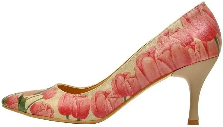Personalize Your Life Women Fashion - Dogoletto Printed Heels - Vegan, Environmentally Friendly, Handmade - Breathable Design