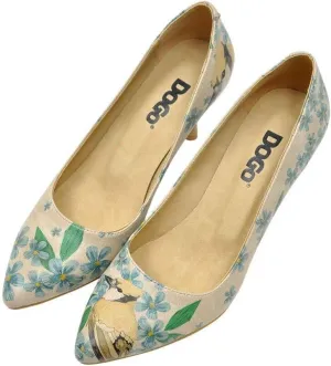 Personalize Your Life Women Fashion - Dogoletto Printed Heels - Vegan, Environmentally Friendly, Handmade - Breathable Design