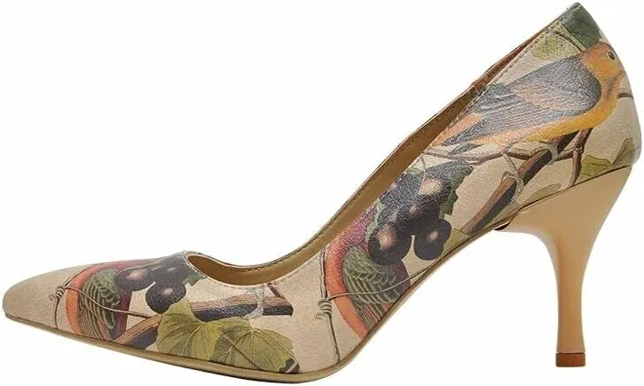 Personalize Your Life Women Fashion - Dogoletto Printed Heels - Vegan, Environmentally Friendly, Handmade - Breathable Design