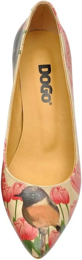 Personalize Your Life Women Fashion - Dogoletto Printed Heels - Vegan, Environmentally Friendly, Handmade - Breathable Design