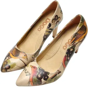 Personalize Your Life Women Fashion - Dogoletto Printed Heels - Vegan, Environmentally Friendly, Handmade - Breathable Design