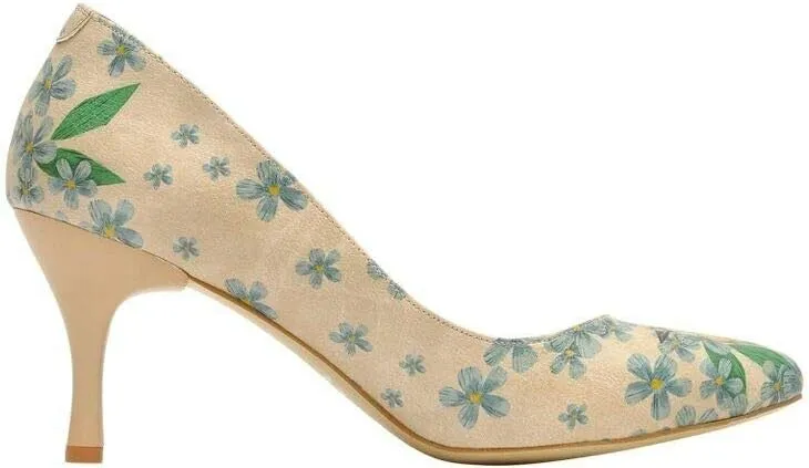 Personalize Your Life Women Fashion - Dogoletto Printed Heels - Vegan, Environmentally Friendly, Handmade - Breathable Design