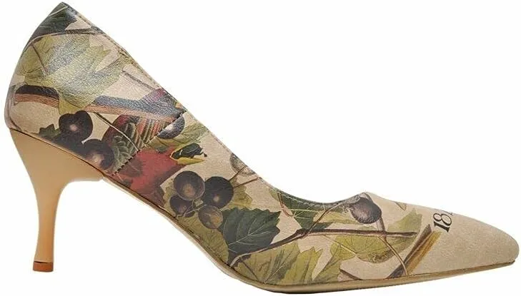 Personalize Your Life Women Fashion - Dogoletto Printed Heels - Vegan, Environmentally Friendly, Handmade - Breathable Design