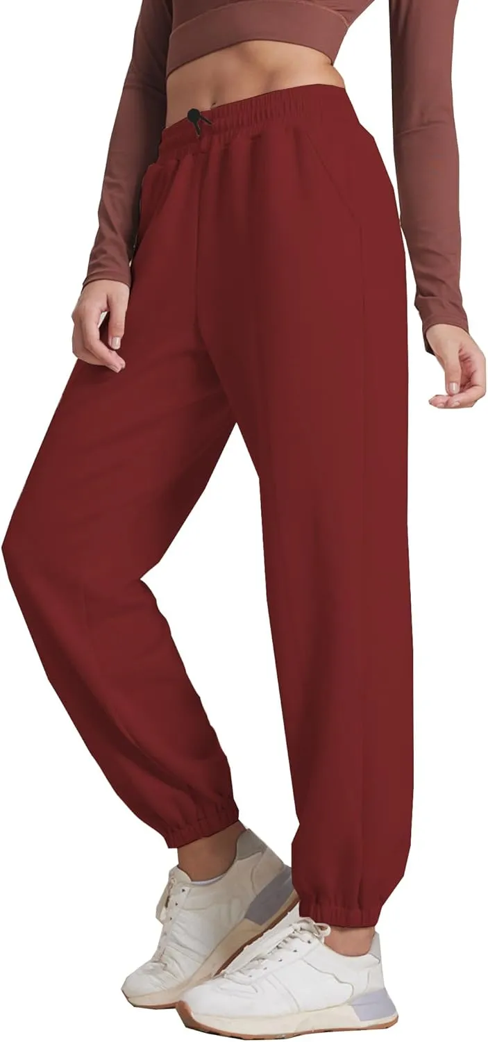 PINSPARK Womens Sweatpants Casual Athletic Workout Pants Stretch Soft Lounge Pants with Pockets