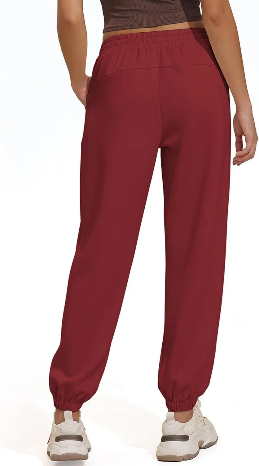PINSPARK Womens Sweatpants Casual Athletic Workout Pants Stretch Soft Lounge Pants with Pockets