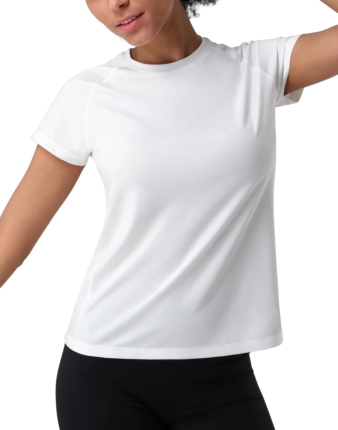 Pioneer Camp Women's Moisture Wicking T-Shirt Short Sleeve Quick Dry Shirts Gym Workout Athletic Running Tops Crew Neck Tees