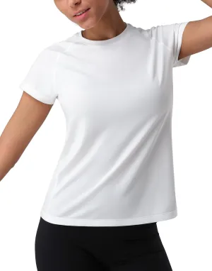 Pioneer Camp Women's Moisture Wicking T-Shirt Short Sleeve Quick Dry Shirts Gym Workout Athletic Running Tops Crew Neck Tees