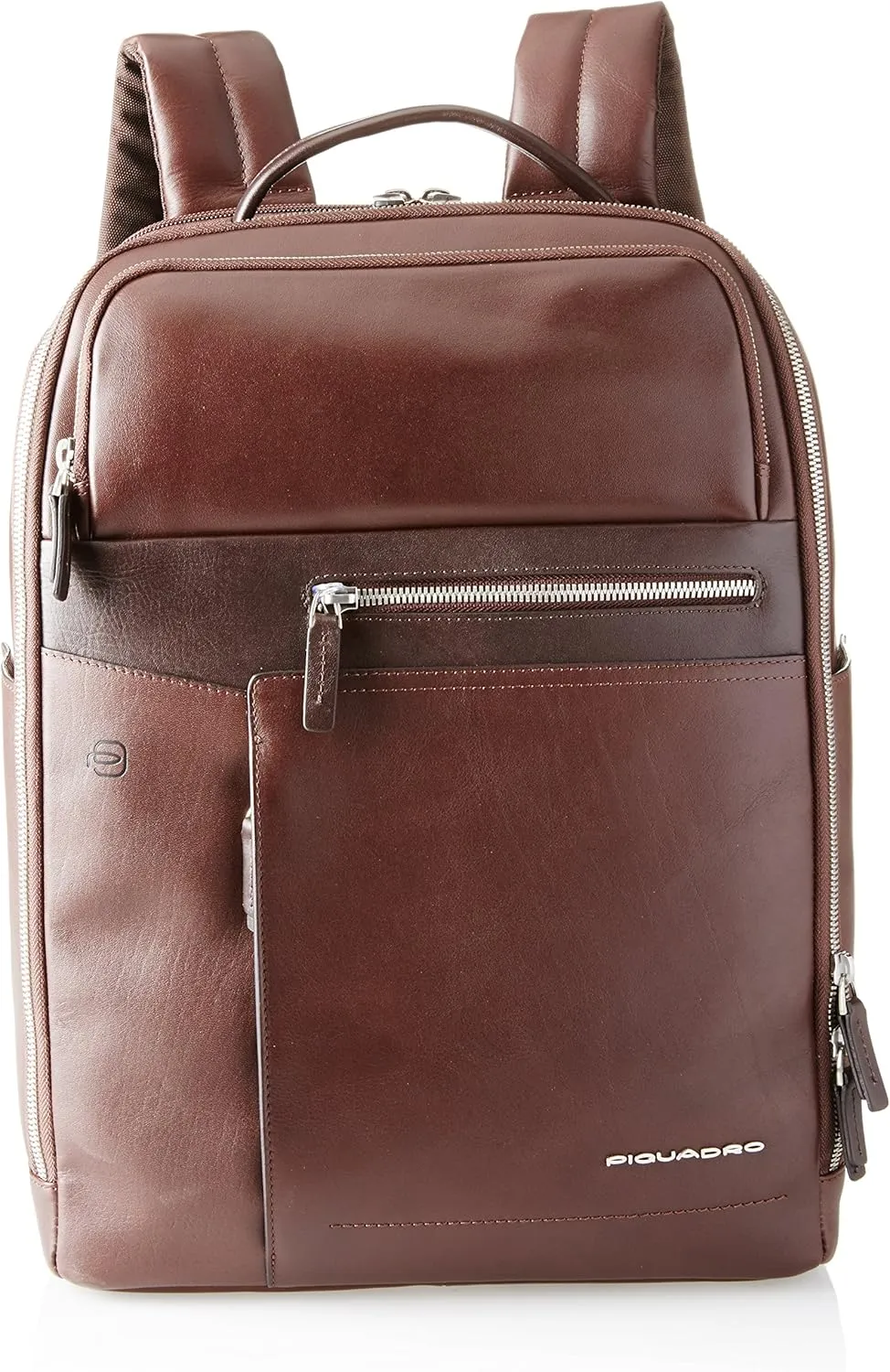 Piquadro Men's Rucksack, Dark Brown, 16x40x30 cm (W x H x L)