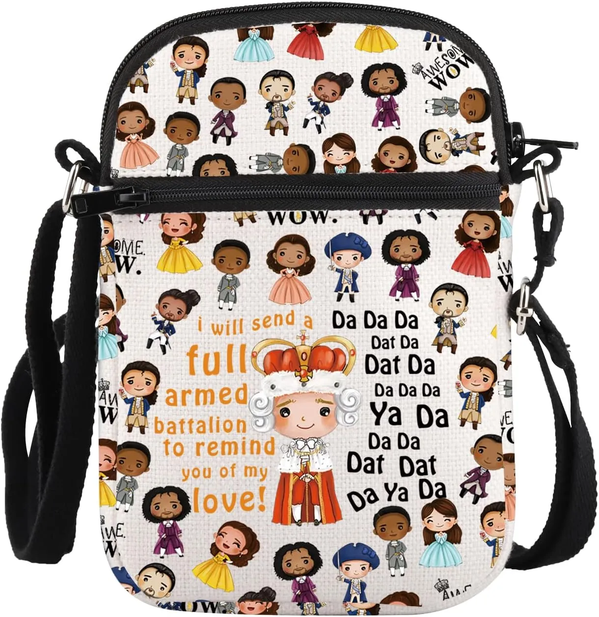 PLITI Musical Lover Gift Musical Inspired crossbody bag For Actor Actress Theater Gift Drama Gift